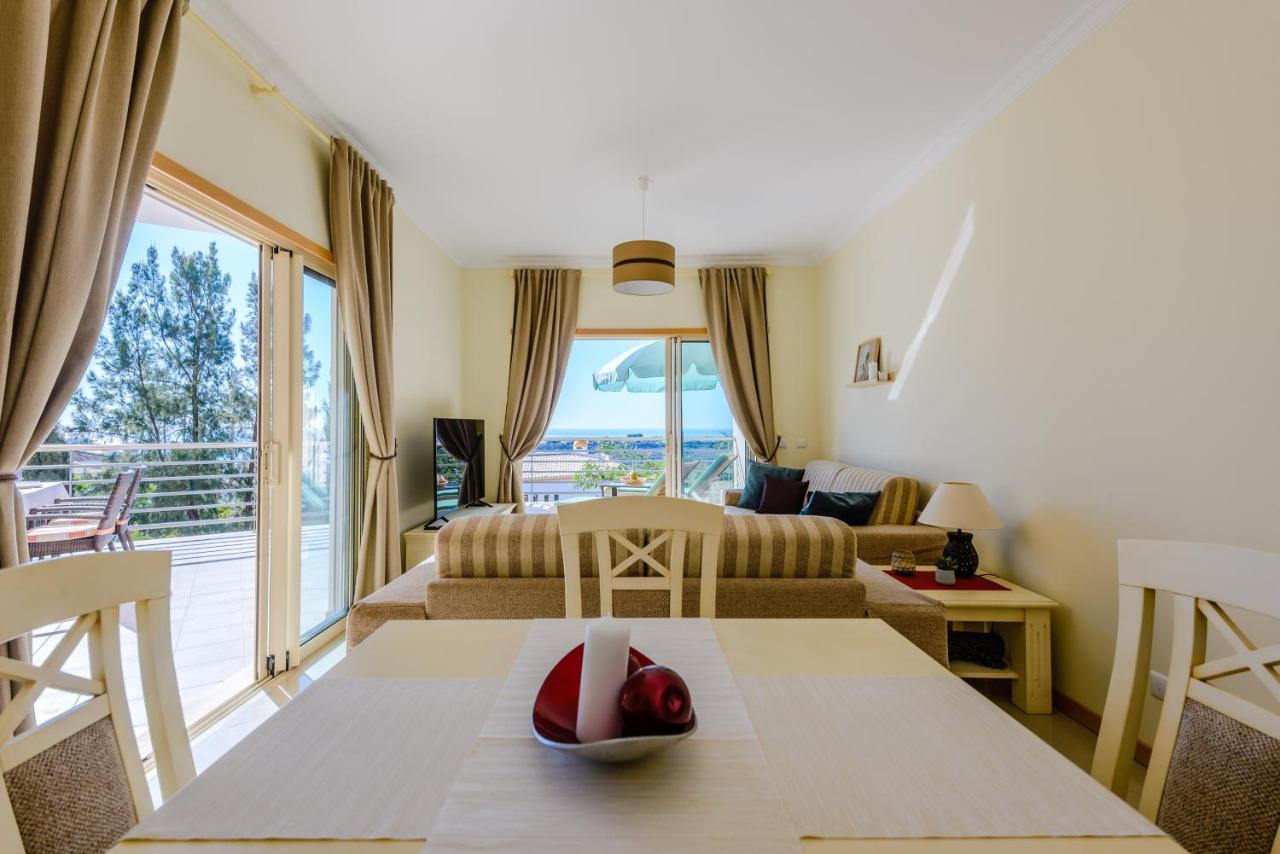 Bnb Homes Ocean View Apartment With Huge Sunny Terrace, 2 Swimming Pools & Tennis Court Albufeira Exterior foto