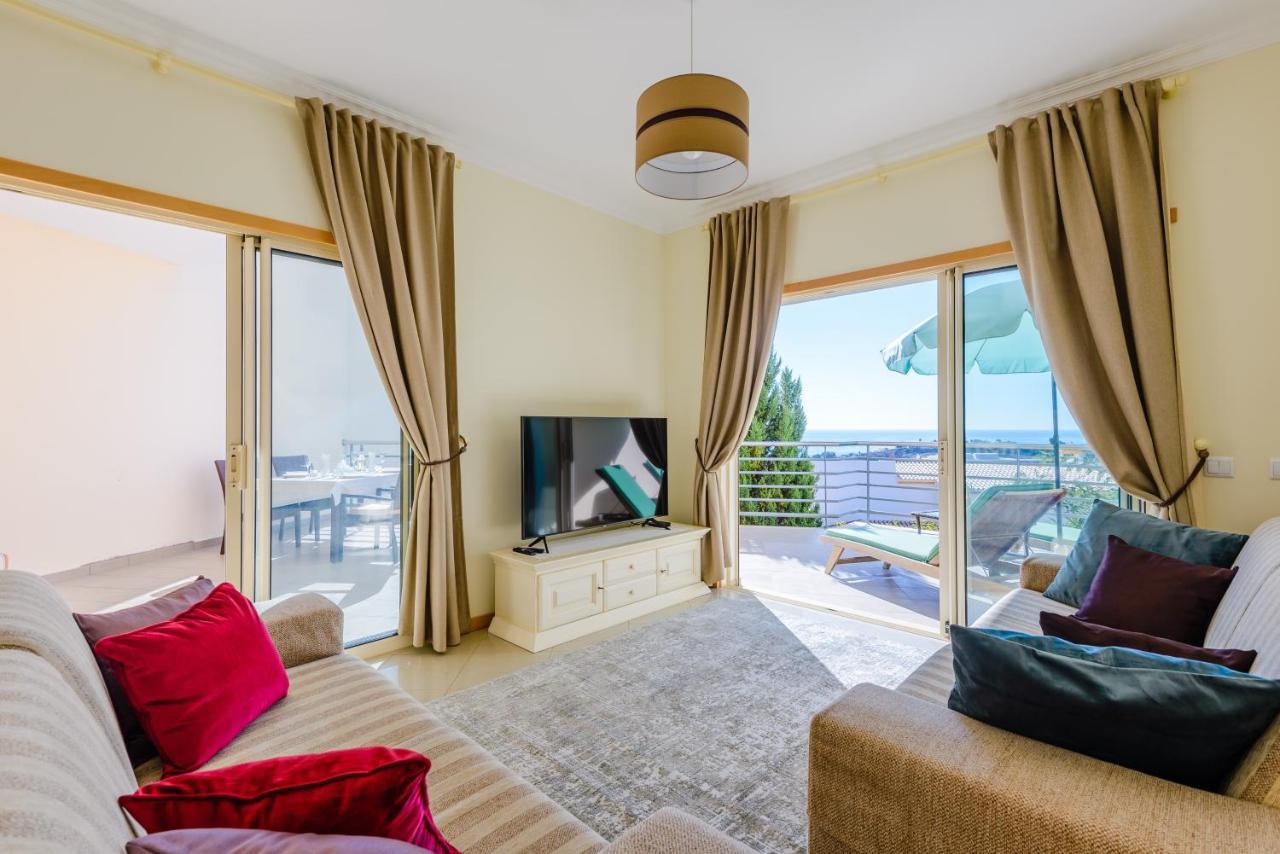 Bnb Homes Ocean View Apartment With Huge Sunny Terrace, 2 Swimming Pools & Tennis Court Albufeira Exterior foto